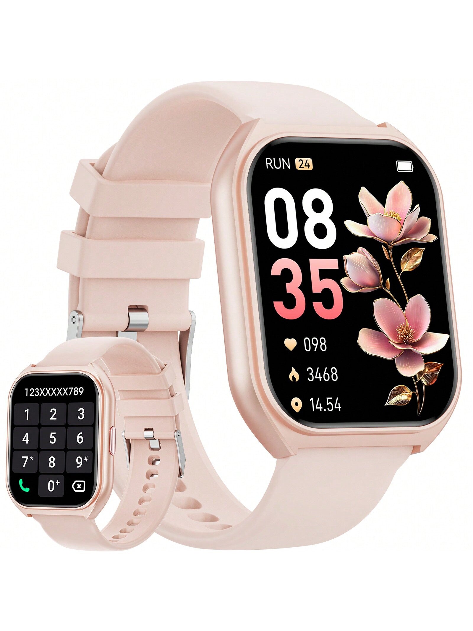 Smart Watch, 1.83 Inch HD Smartwatches For Men Women, (Answer/Make Calls), Fitness Tracker With 24 Sport Modes, Health Monitor Fitness Watch Calorie/Sleep Monitor Smartwatch For Android IOS