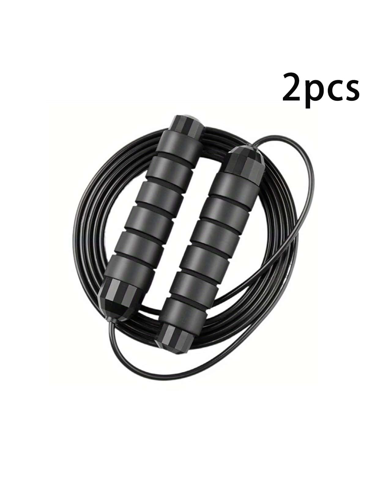 2pcs Professional Steel Wire Jump Rope For Adults - Ideal For Indoor/Outdoor Sports, Fitness Training, And Weight Loss - Lightweight 2.8 Meters Long For Effective Cardio And Weight Loss Training