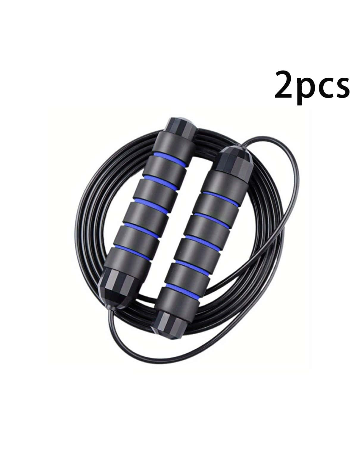 2pcs Professional Steel Wire Jump Rope For Adults - Ideal For Indoor/Outdoor Sports, Fitness Training, And Weight Loss - Lightweight 2.8 Meters Long For Effective Cardio And Weight Loss Training