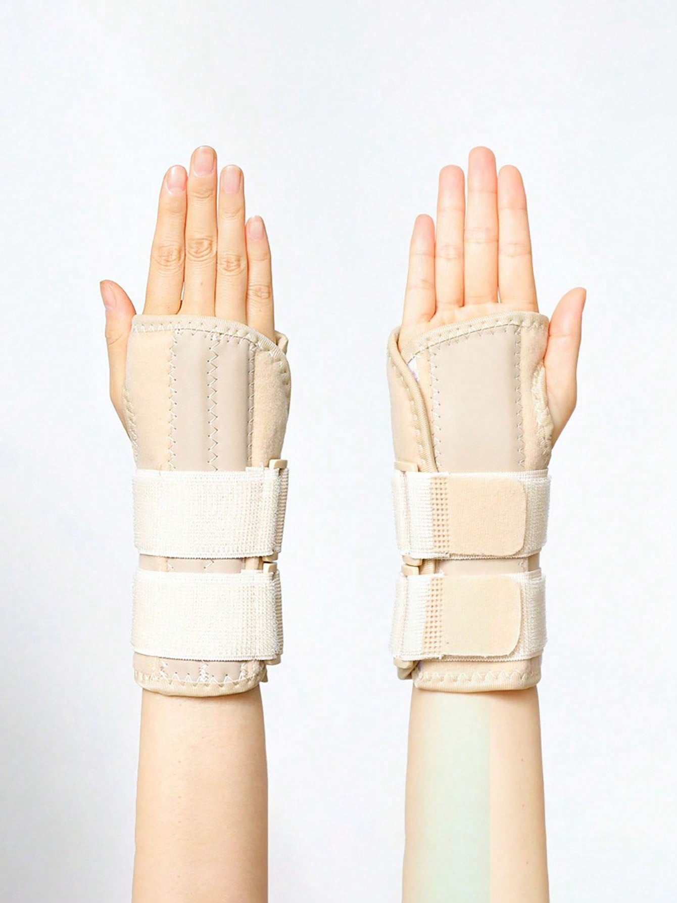 1pc Adjustable Sports Wristbands With Detachable Steel Support - Hook-And-Loop Fastener Closure, Hand Wash Only