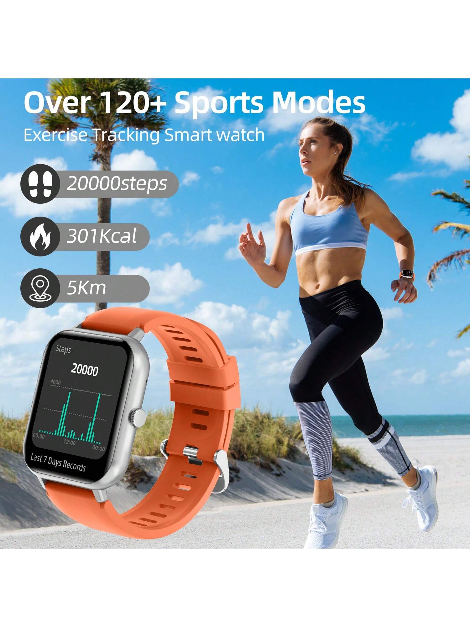 LIFEBEE LIFEBEE Smart Watch For Women Men, 1.83 Inch Wireless Calling Smart Watch (Answer/Make Call), Activity Tracker, 100 Sport Modes, Pedometer, Message Alerts, Custom Watch Faces, Step Watch, Sport Fitness Tracker Watch