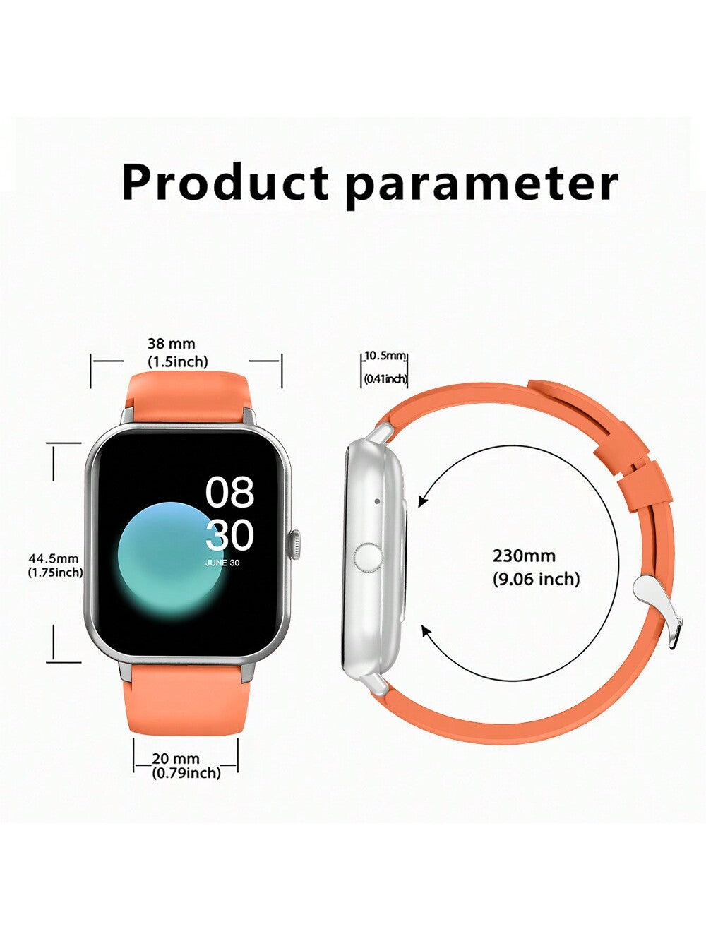 LIFEBEE LIFEBEE Smart Watch For Women Men, 1.83 Inch Wireless Calling Smart Watch (Answer/Make Call), Activity Tracker, 100 Sport Modes, Pedometer, Message Alerts, Custom Watch Faces, Step Watch, Sport Fitness Tracker Watch