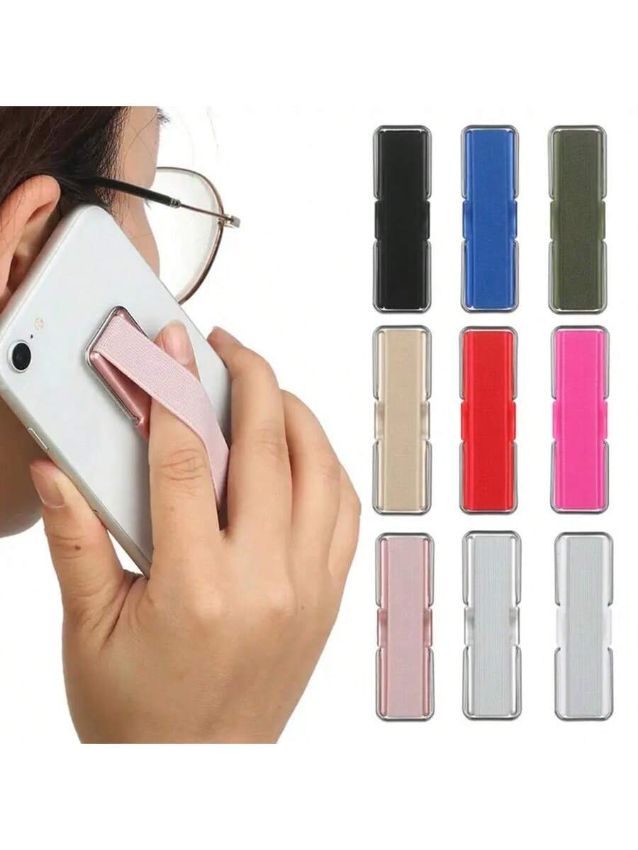 SONH Universal Elastic Wrist Strap With Phone Holder, Finger Grip Stand For Smartphones, IPhones, Tablets
