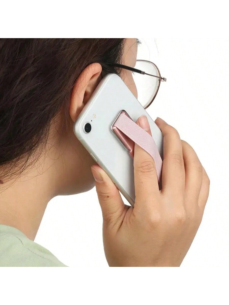 SONH Universal Elastic Wrist Strap With Phone Holder, Finger Grip Stand For Smartphones, IPhones, Tablets