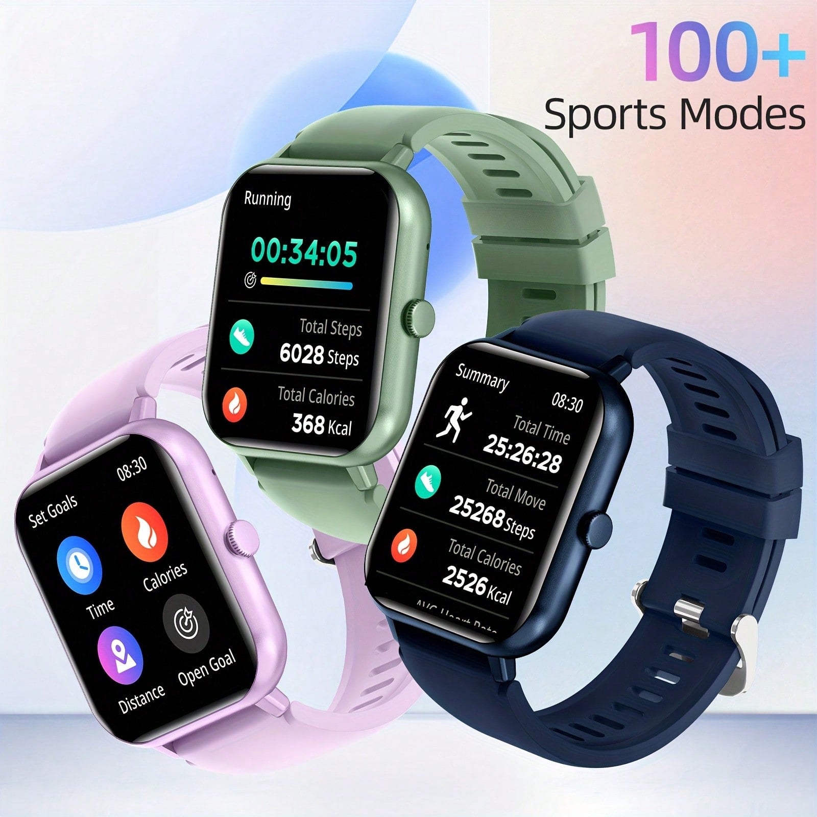 LIFEBEE LIFEBEE Smart Watch For Women Men, 1.83 Inch Wireless Calling Smart Watch (Answer/Make Call), Activity Tracker, 100 Sport Modes, Pedometer, Message Alerts, Custom Watch Faces, Step Watch, Sport Fitness Tracker Watch
