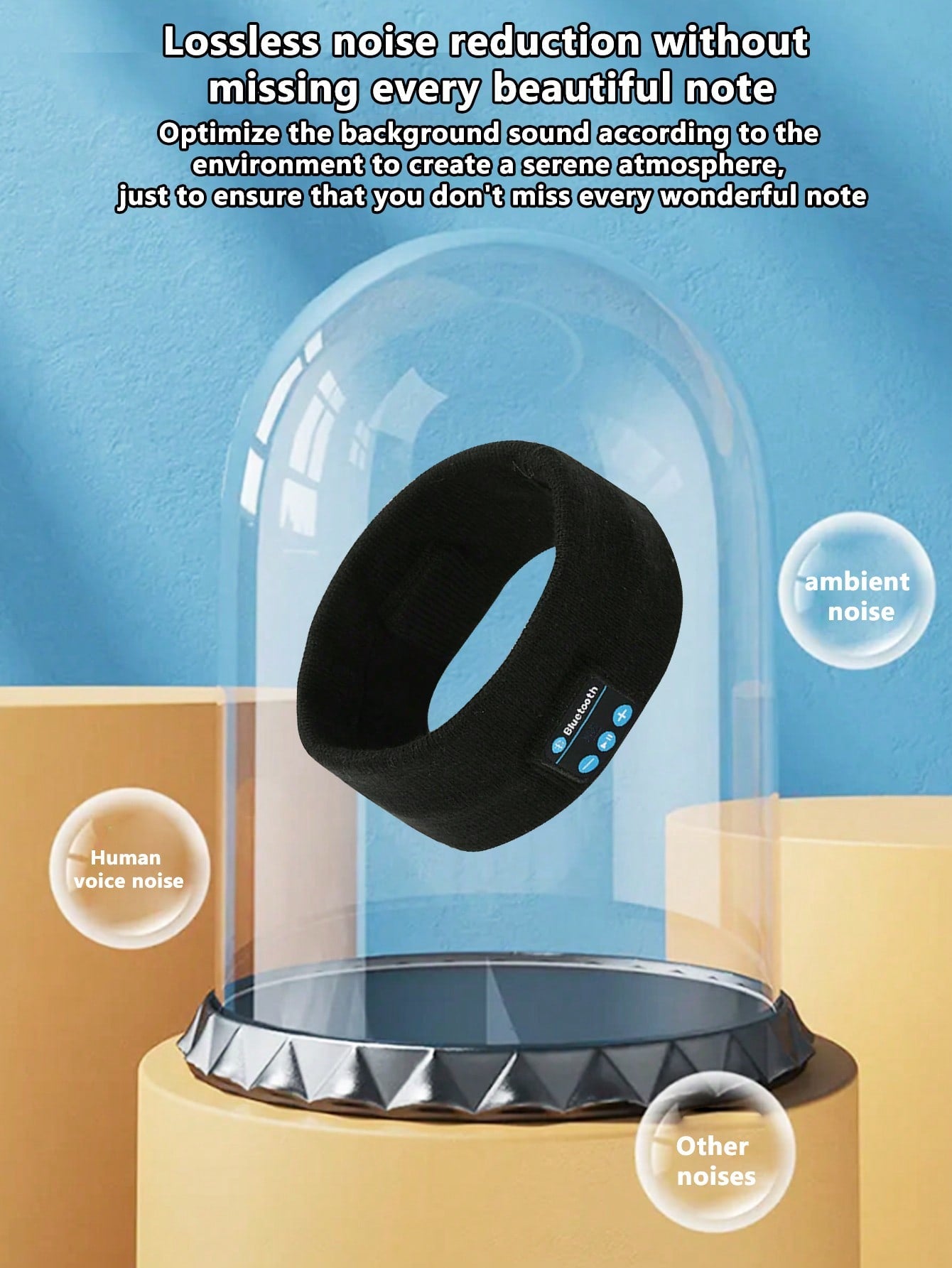 Pancoat Outdoor Sports Headband With Wireless Earphones