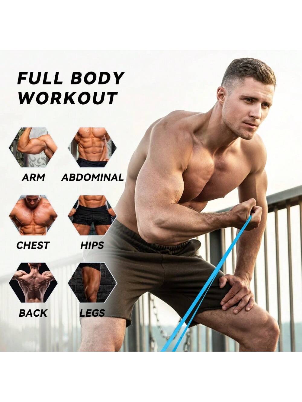 Up Assistance Bands - Set Of 3/4/5 (5-175lb) Heavy Duty Resistance Bands For Workouts, Exercise, Fitness - Includes Instruction Guide And Carry Bag