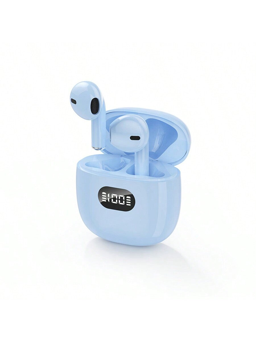 True Wireless Earbuds With LCD Display - Comfortable Semi-In-Ear Design, HiFi Sound Quality And 9D Surround, Suitable For Calling, Touch Control, Wireless Connection, Ideal Compatible With Apple/Android/ Devices