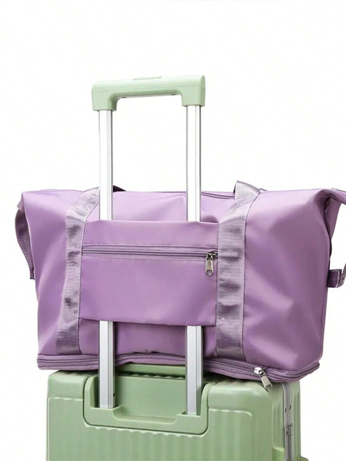 Unisex Large Capacity Short Distance Travel Bag Practical Boarding Bag Gym Bag Foldable Hand Luggage Bag