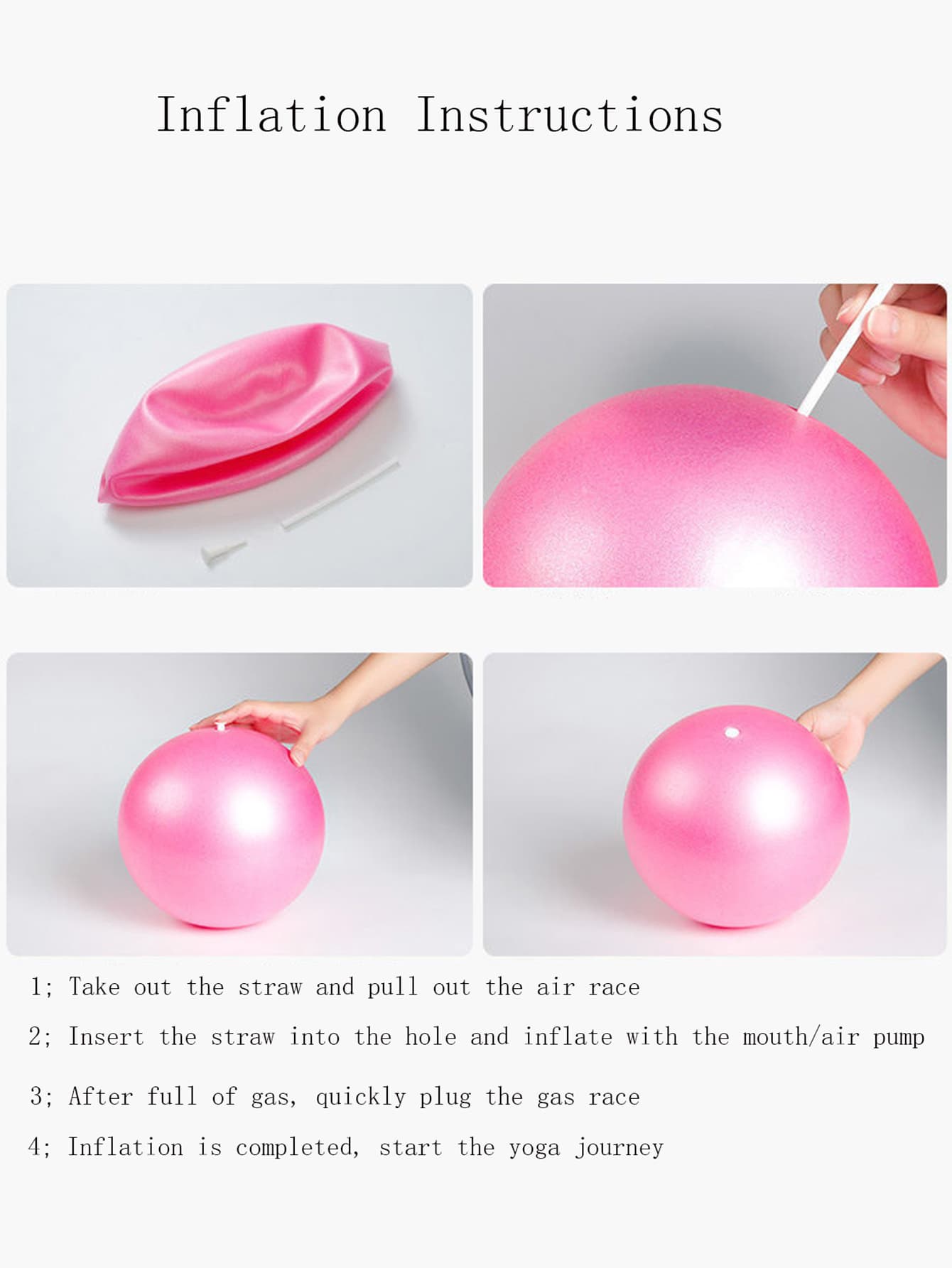 1pc Plain Yoga Ball