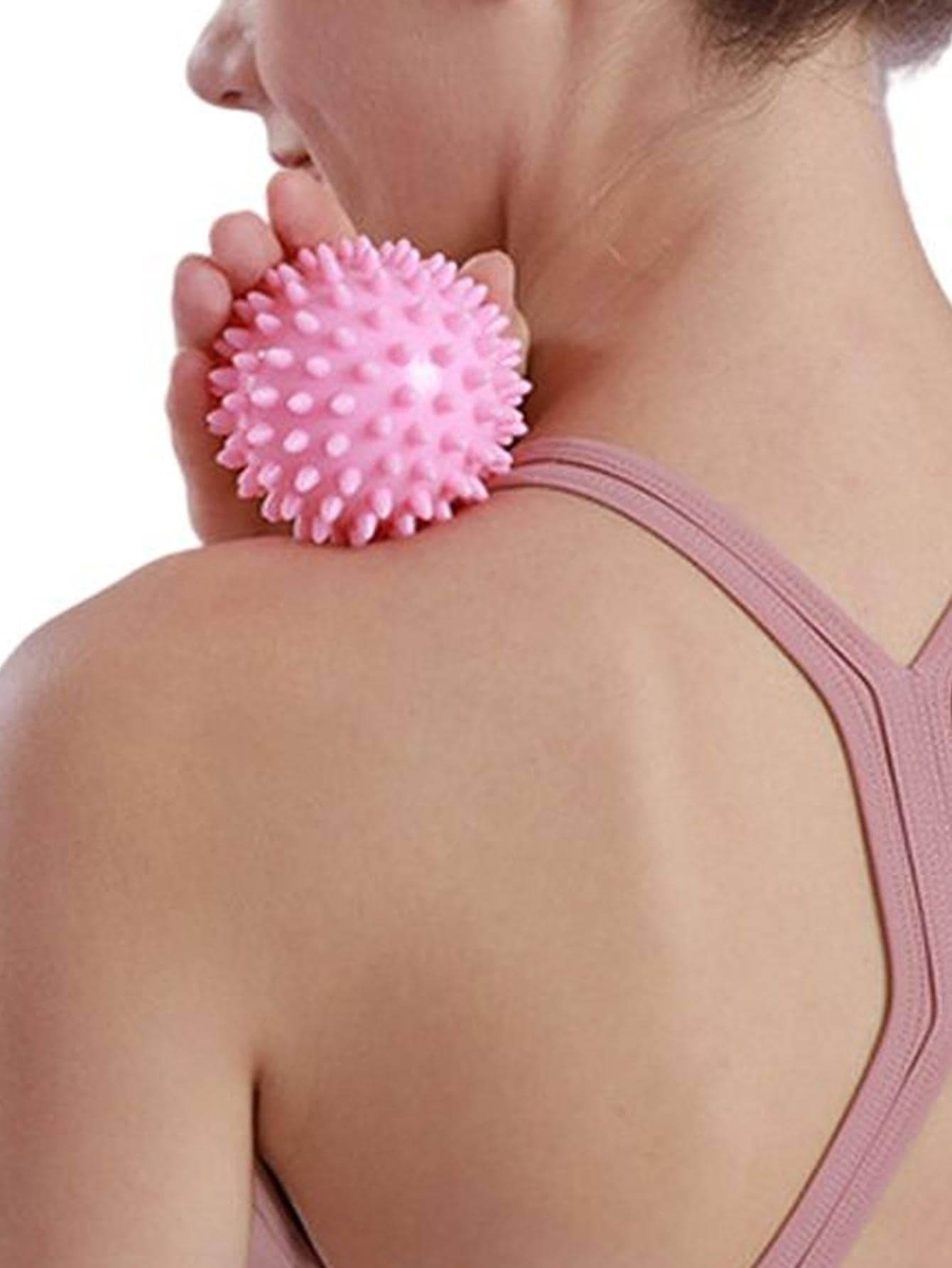 1pc Pink Yoga Massage Ball