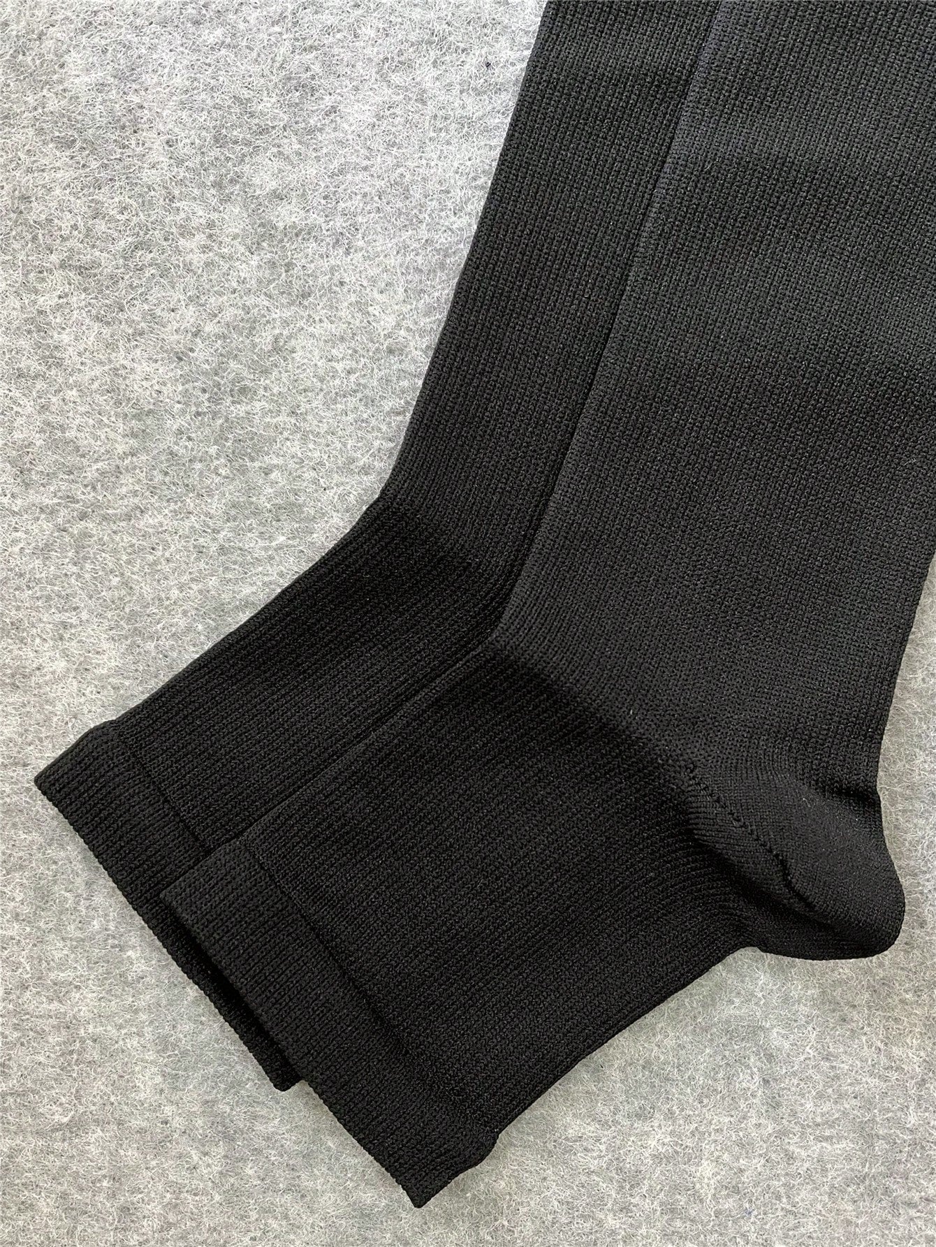 Sports Outdoor 1pair Open Toe Knitted Fabric Fitness Compression Socks