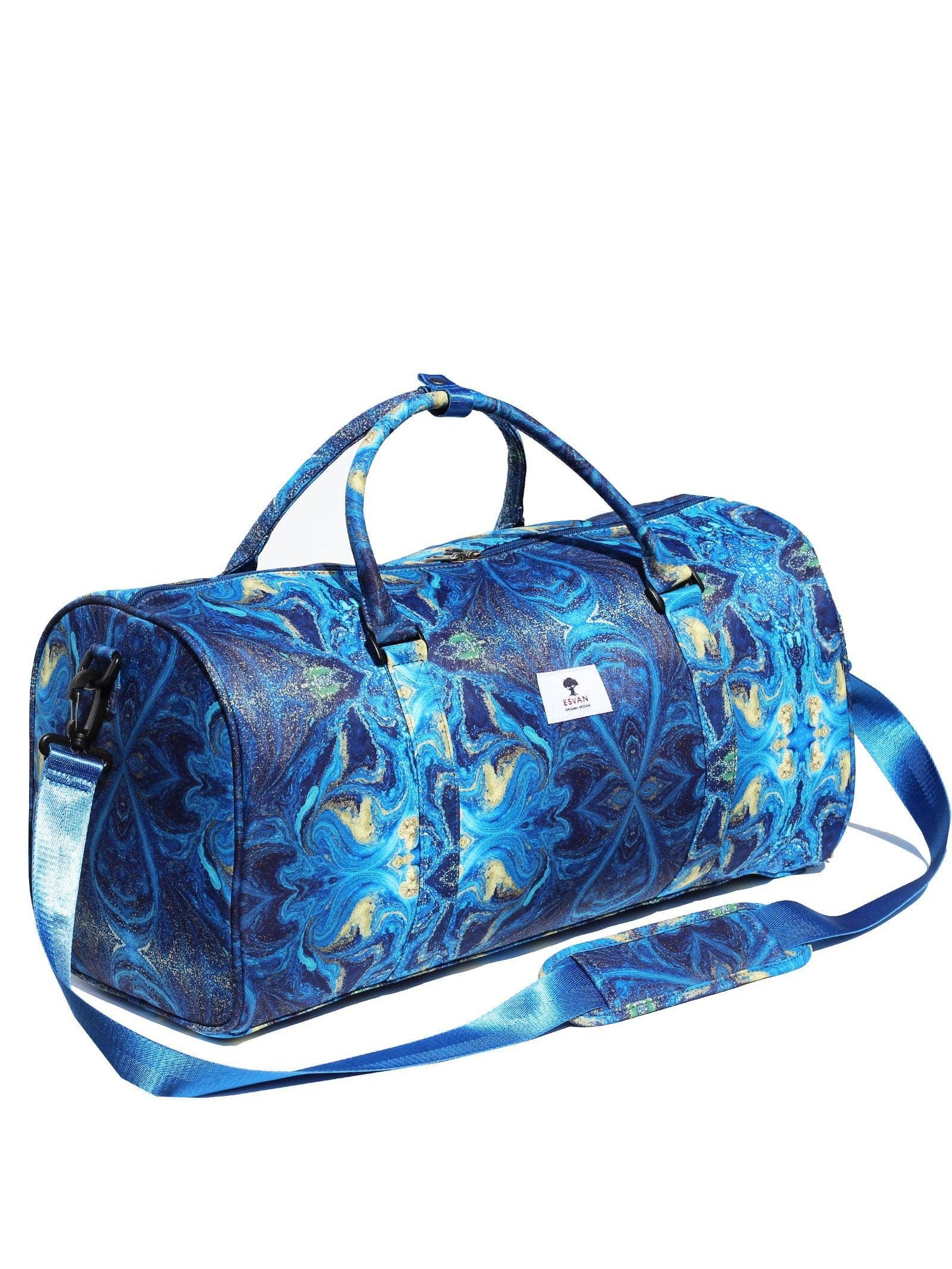 Original Floral Water Resistant Duffel Bag Gym bag Weekender Travel Bag for Gym Beach Travel School Daily Bags