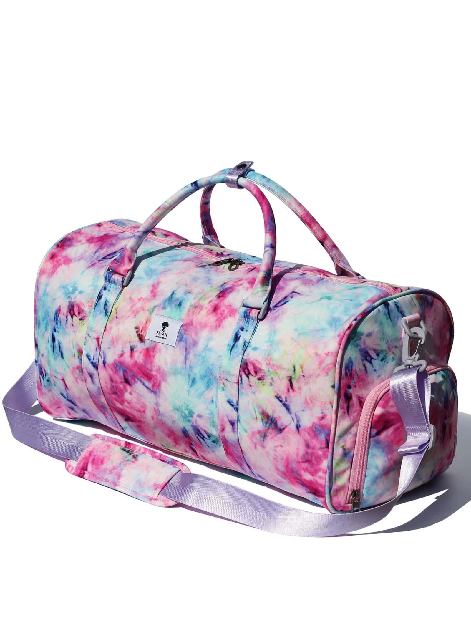 Original Floral Water Resistant Duffel Bag Gym bag Weekender Travel Bag for Gym Beach Travel School Daily Bags