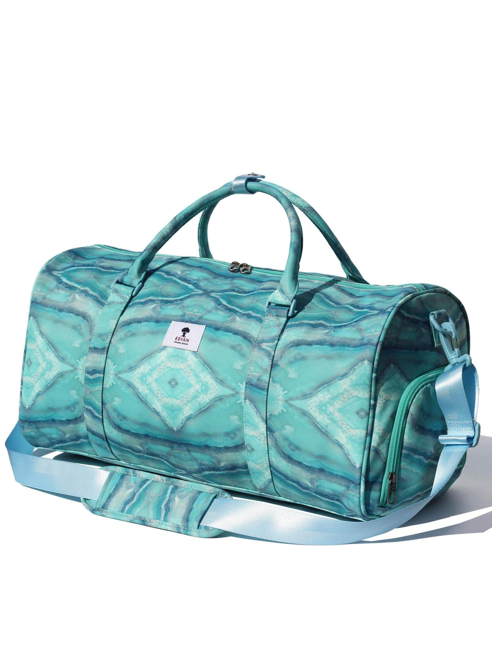 Original Floral Water Resistant Duffel Bag Gym bag Weekender Travel Bag for Gym Beach Travel School Daily Bags