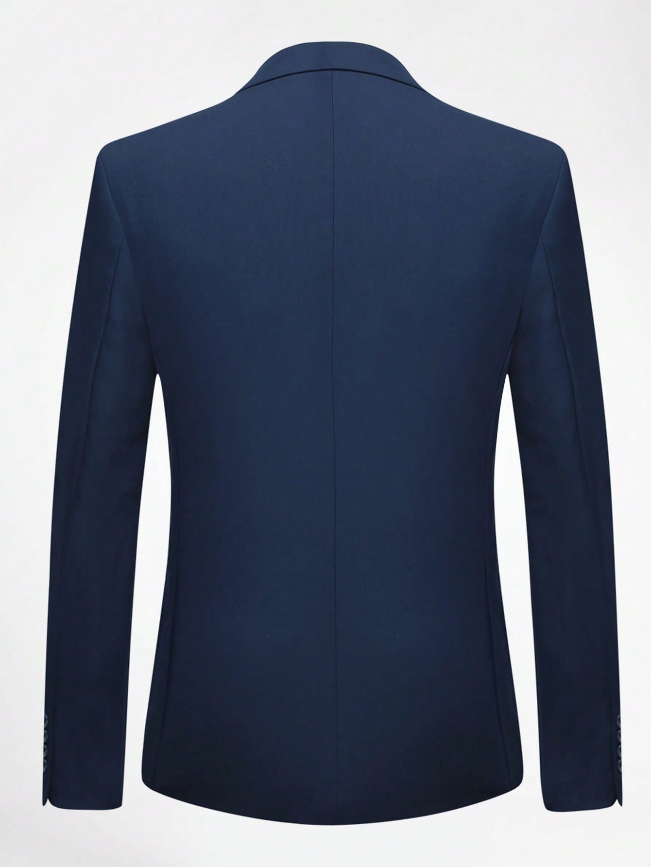 CLOUDSTYLE Men Single Button Blazer