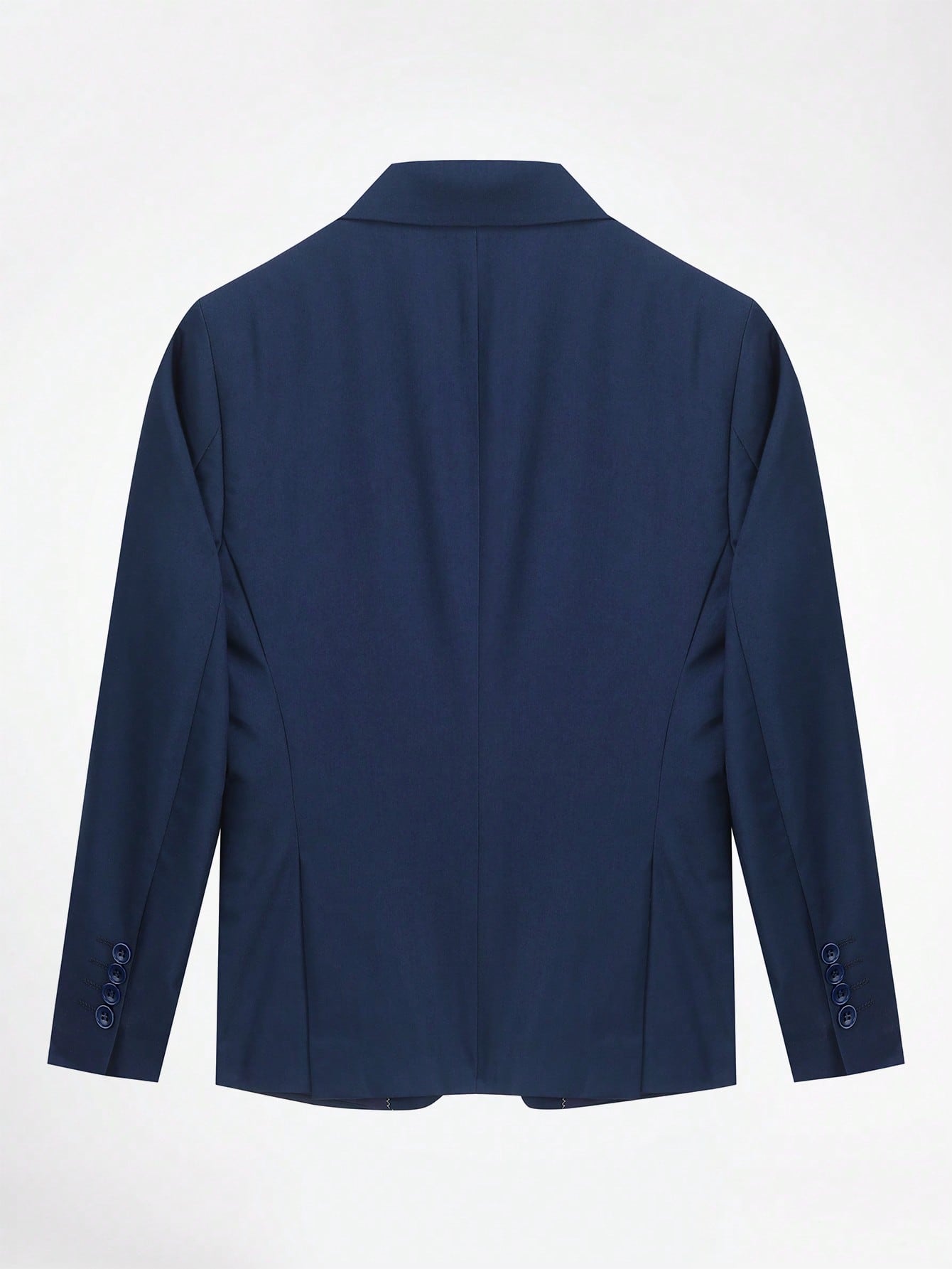 CLOUDSTYLE Men Single Button Blazer