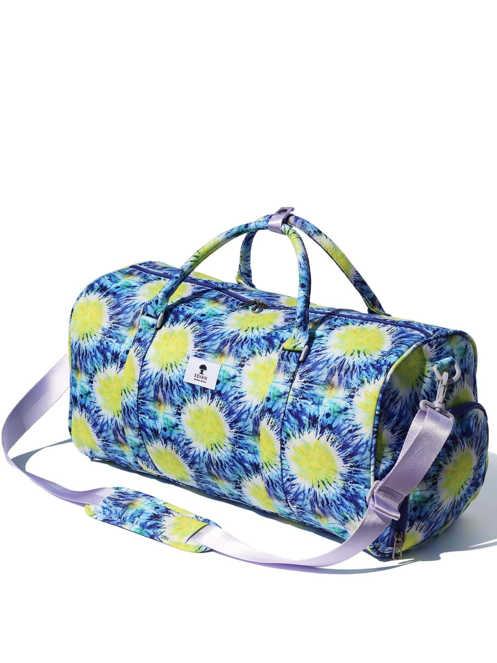 Original Floral Water Resistant Duffel Bag Gym bag Weekender Travel Bag for Gym Beach Travel School Daily Bags