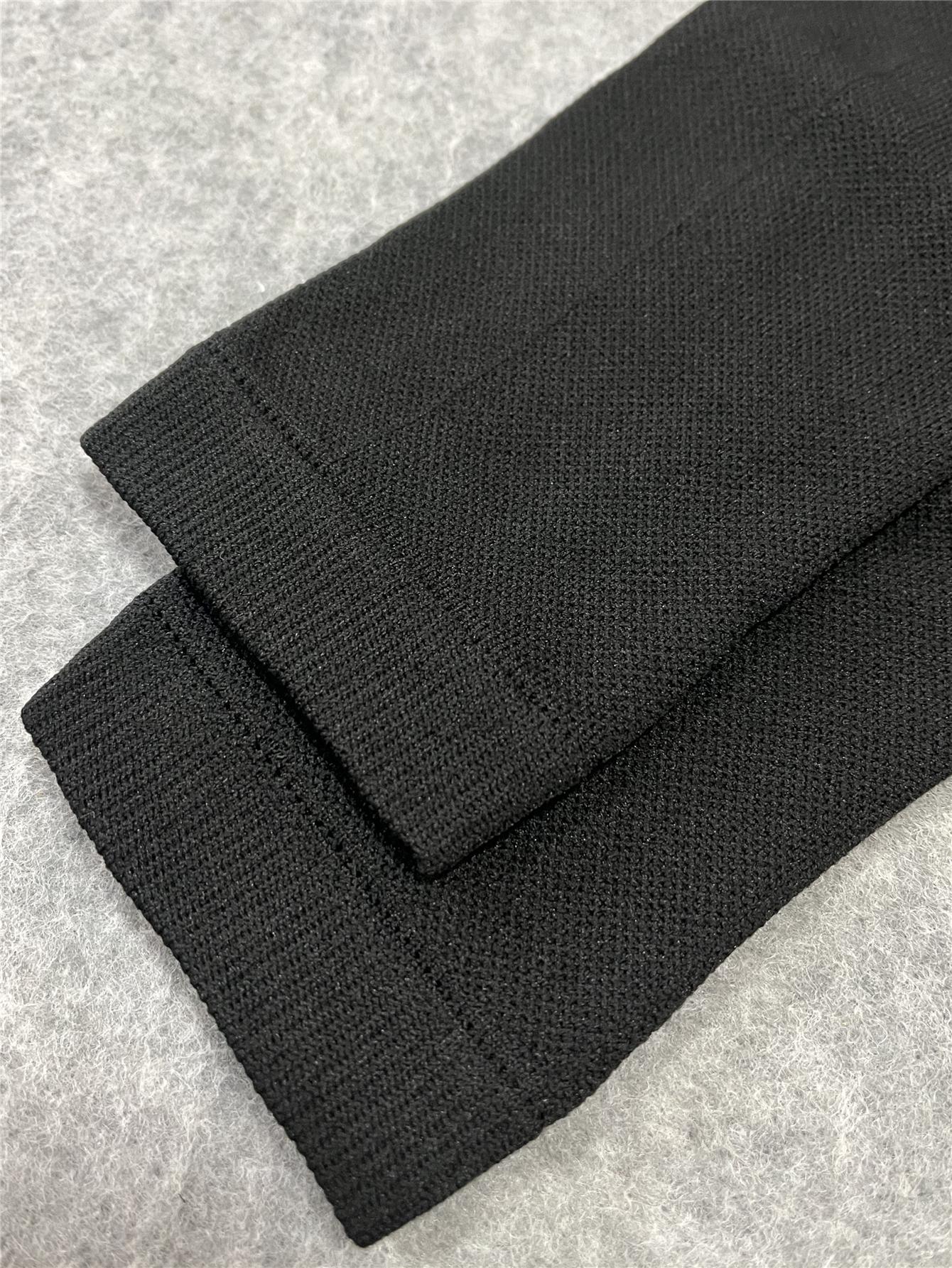 Sports Outdoor 1pair Solid Color Compression Knitted Fabric Calf Sleeves