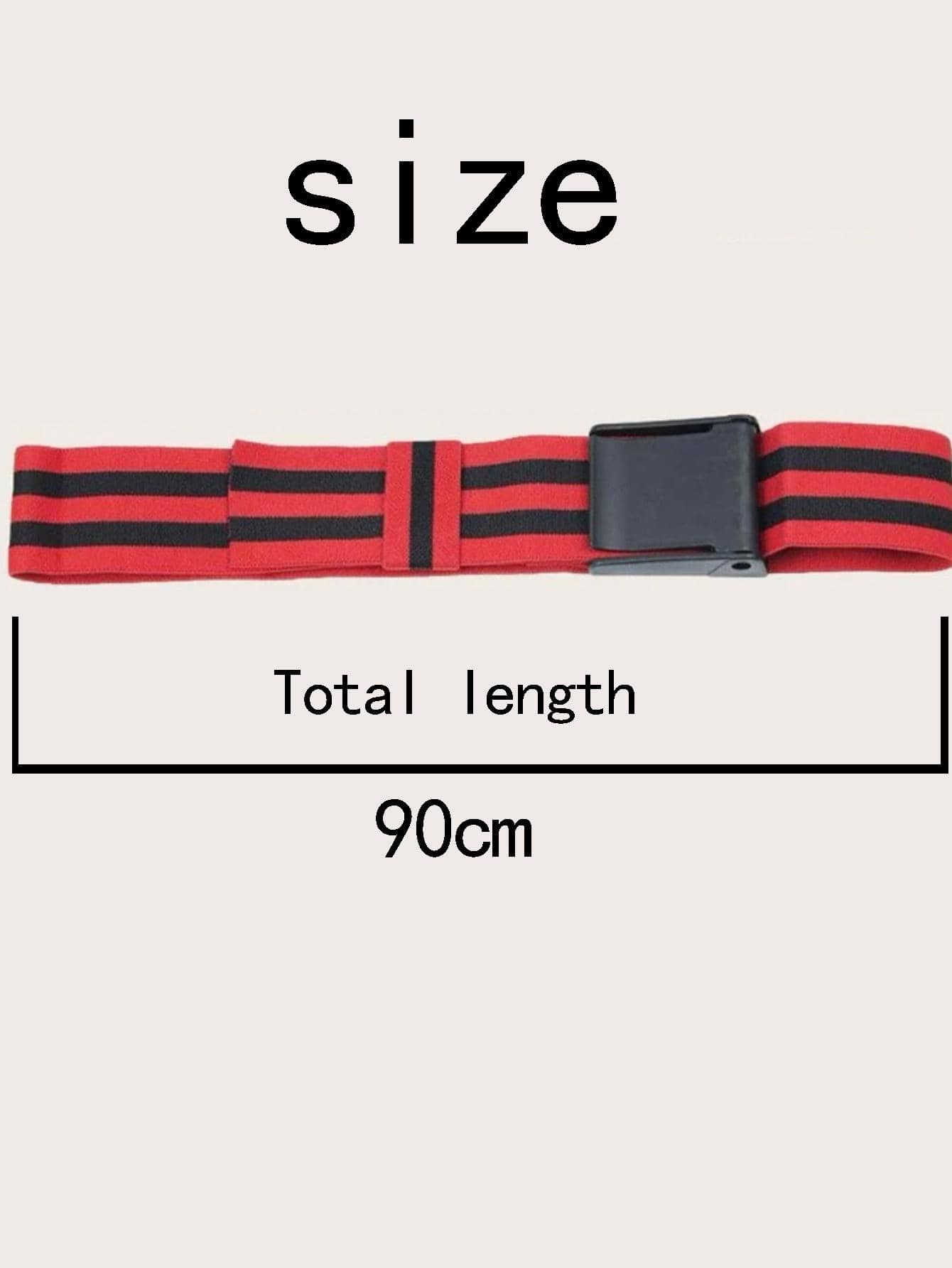 1pc Striped Pattern Sports Resistance Band