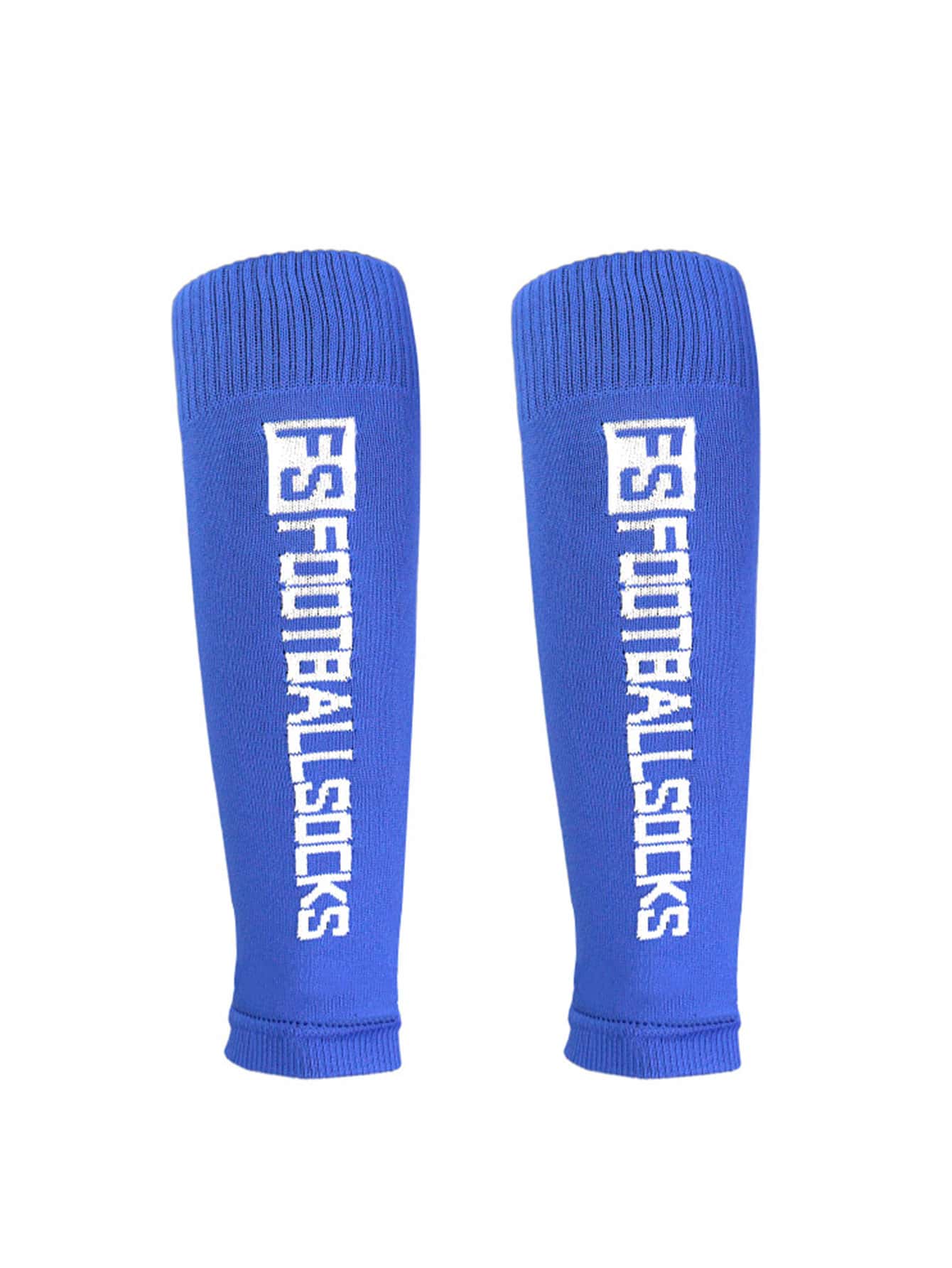 1pair Leg Sleeves (Excluding Socks) Professional Soccer Training Game Leg Guard / Compression Sleeve With Fs Football Socks Logo, Men