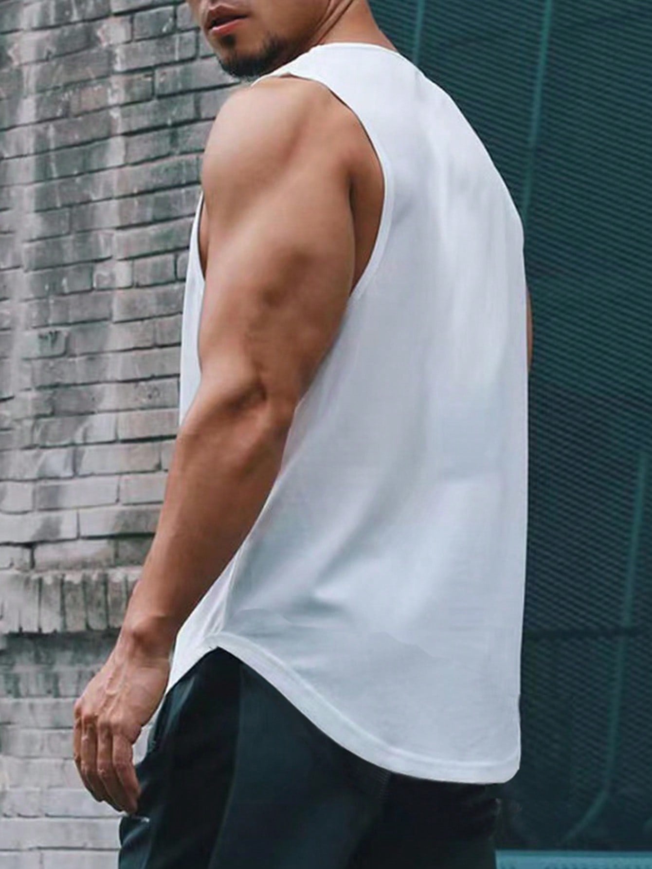 Manfinity Sport Corelite Boyfriend Style Men Solid Tank Top Workout Tops Tank Top Pack Compression Shirt