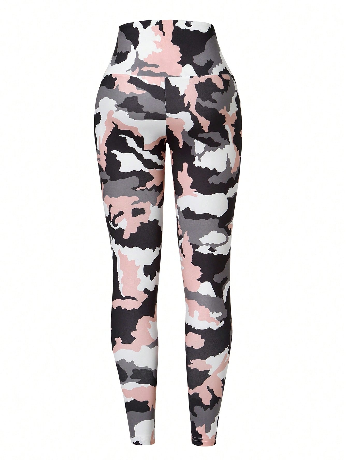 SHEIN Sport Studio 3Pcs Camo Print Twist Front Sports Set Gym Clothes Workout Clothes