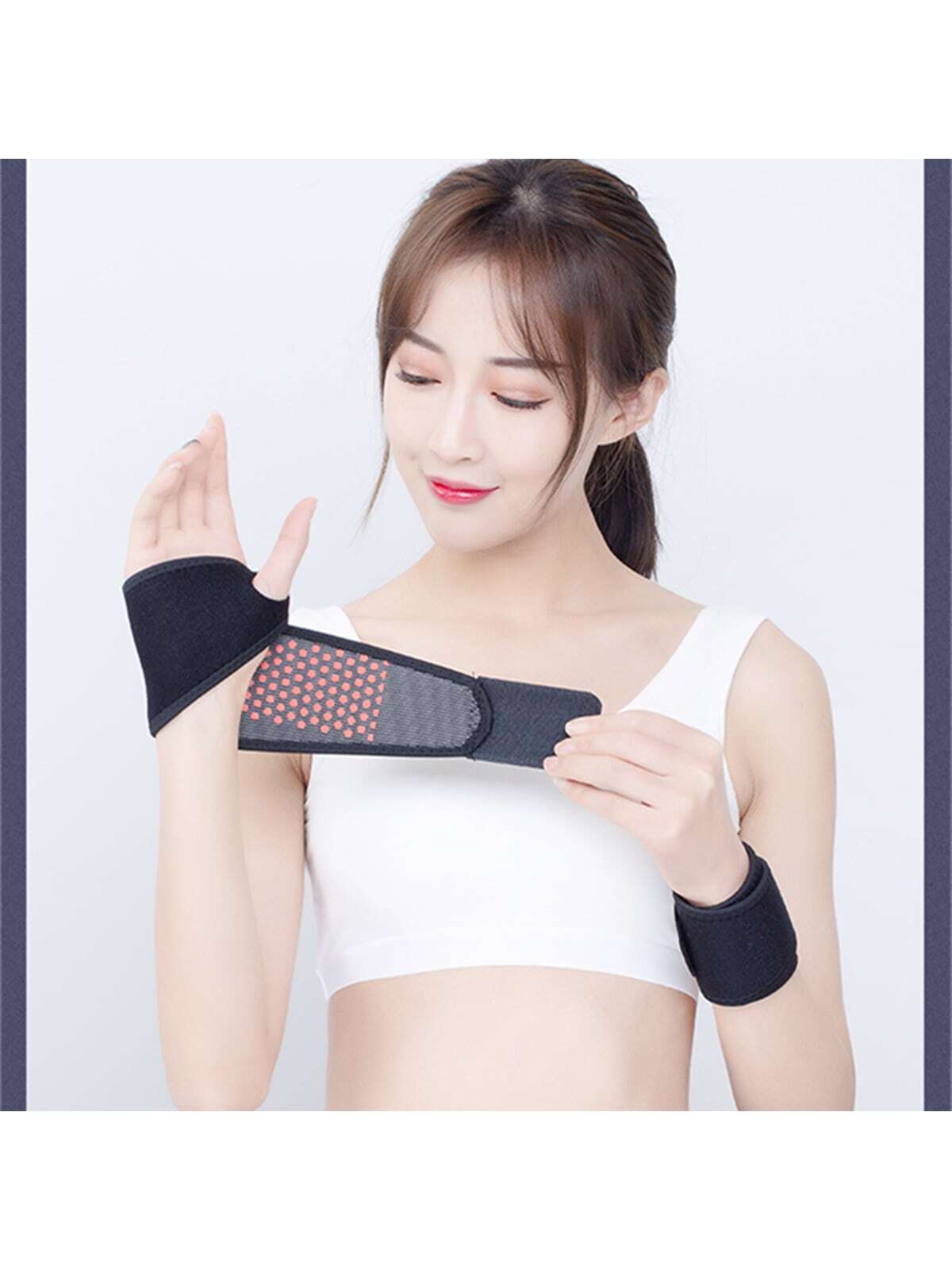 Self Heating Wristbands Magnetic Sports Support Warm Compression Male Female Mouse Hand Wrist Protectors