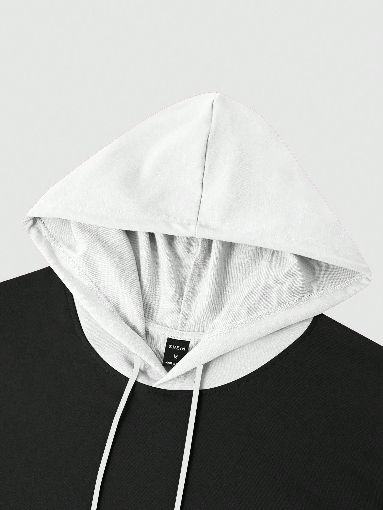 Manfinity Homme Men Two Tone Drawstring Hoodie