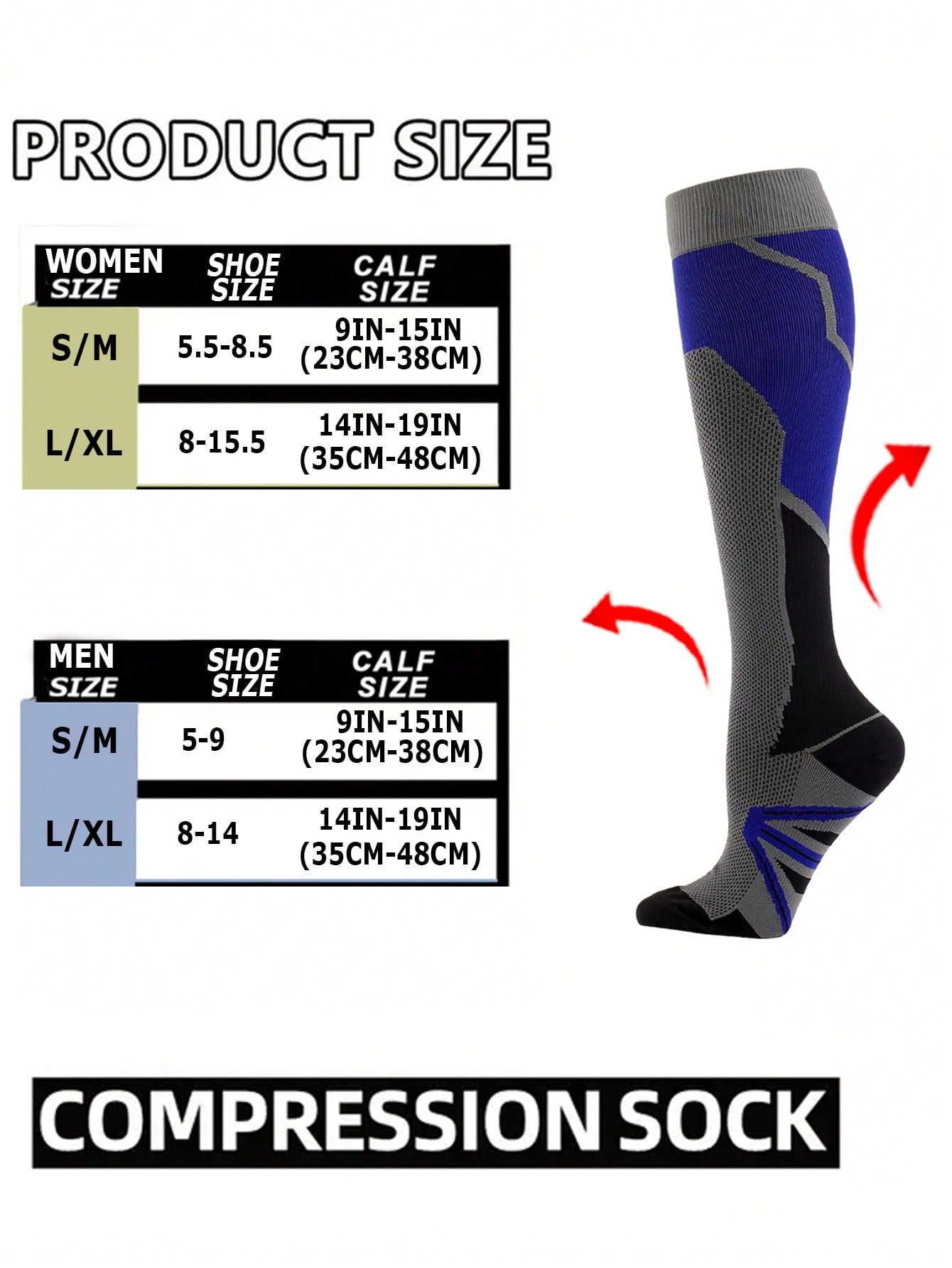 Copper Wellow Compression Socks Women Men 15-15 Mmhg Knee High Pregnant Nurses Pregnancy Maternity Cute Sports Gold Fit Cycling Adult Support Hose Circulation Long Women