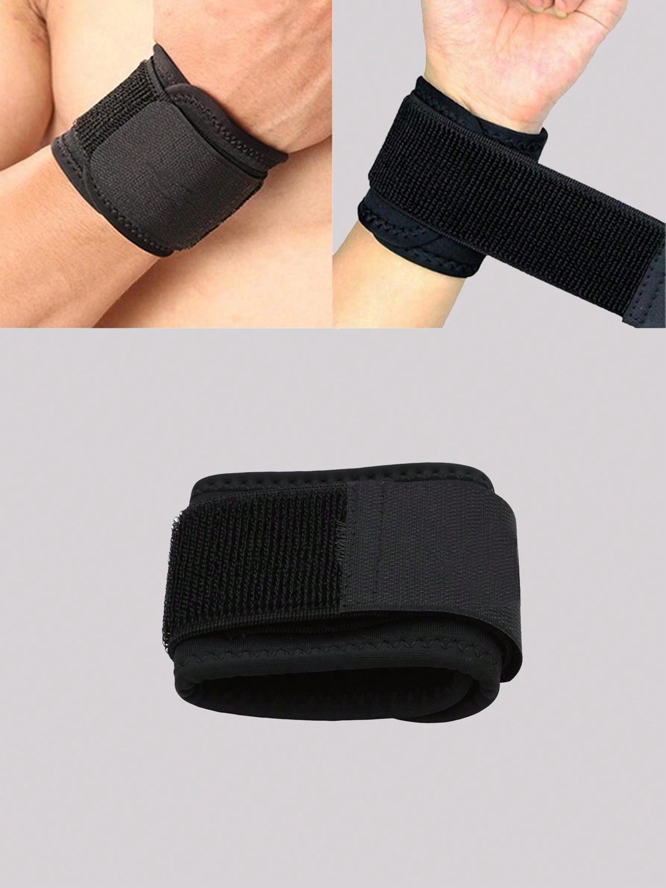 1pc Adjustable Compression Wrist Wrap For Men, Suitable For Outdoor Activities/fitness/running/basketball/badminton/volleyball, Weightlifting Armguard