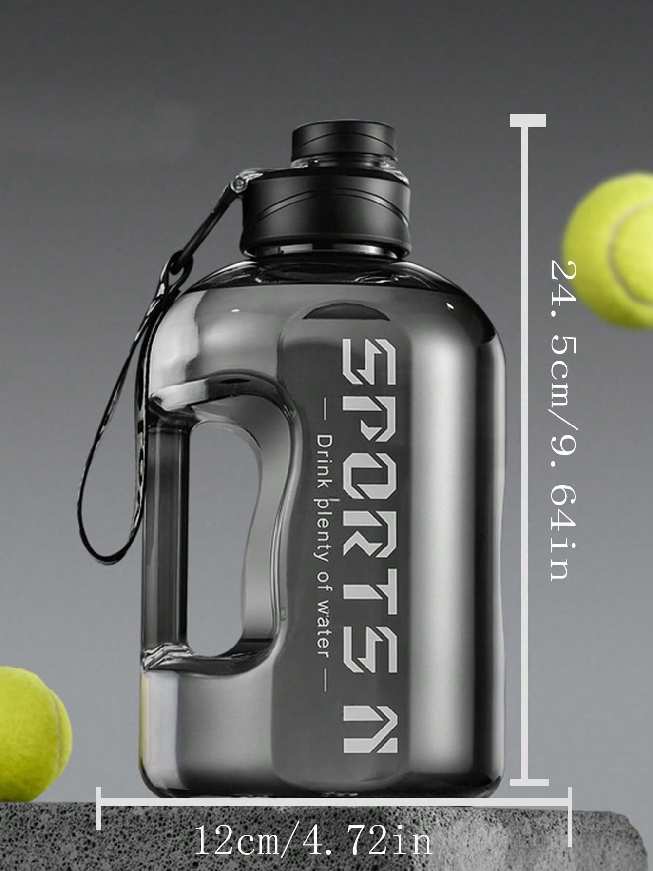 Large Capacity Sports Water Bottle For Men And Women, Fitness Water Barrel, Training Water Jug