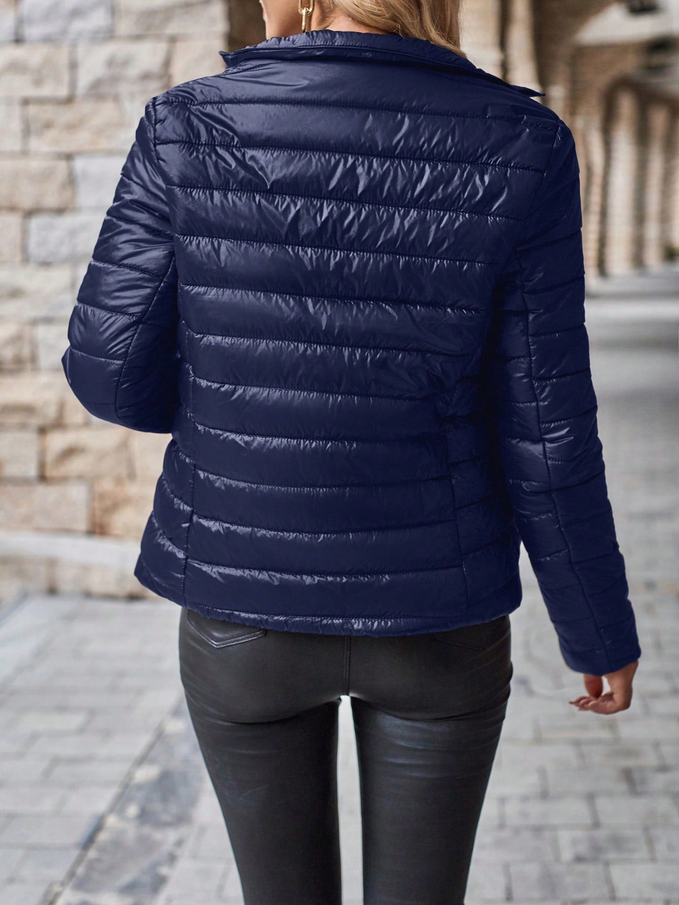 Aveloria Modichic Casual Solid Color Thicker Padded Padded Coat For Winter Clothes