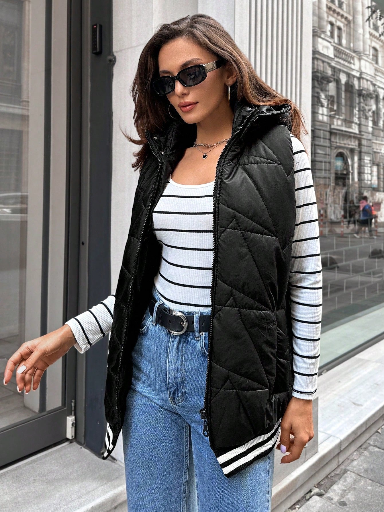 Women's Sleeveless Padded Jacket