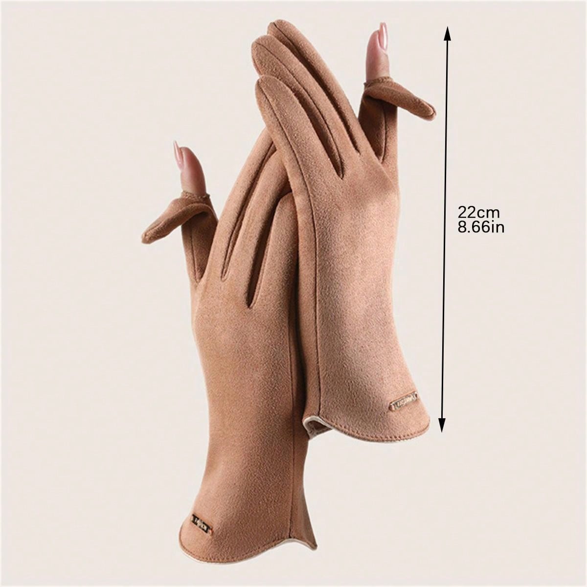 Women's Gloves Winter Touch Screen Texting Phone Windproof Gloves Fleece Lined Cold Weather Warm Gloves