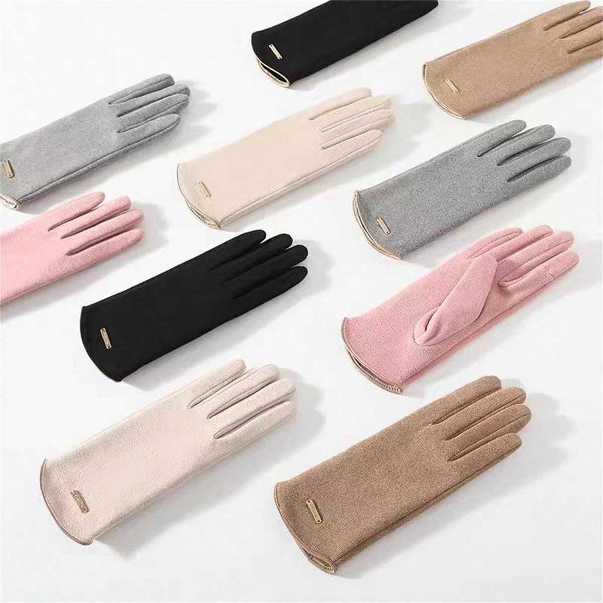 Women's Gloves Winter Touch Screen Texting Phone Windproof Gloves Fleece Lined Cold Weather Warm Gloves