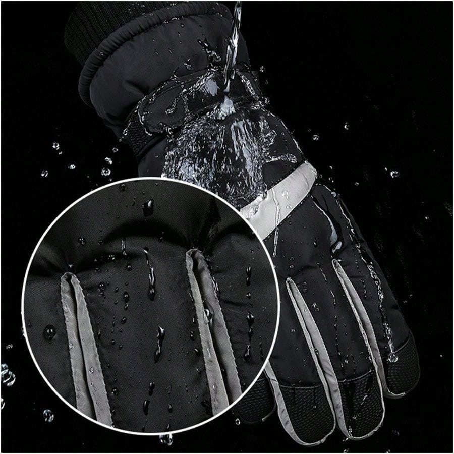 Winter Women's Ski Gloves, Windproof, Waterproof, Thickened, Warm, Touchscreen, Suitable For Skiing, Motorcycling, Snowboarding, Outdoor Sports, Riding Equipment,Black Gloves Thermal, Winter Gloves, Hand Warmer, Snow Gloves