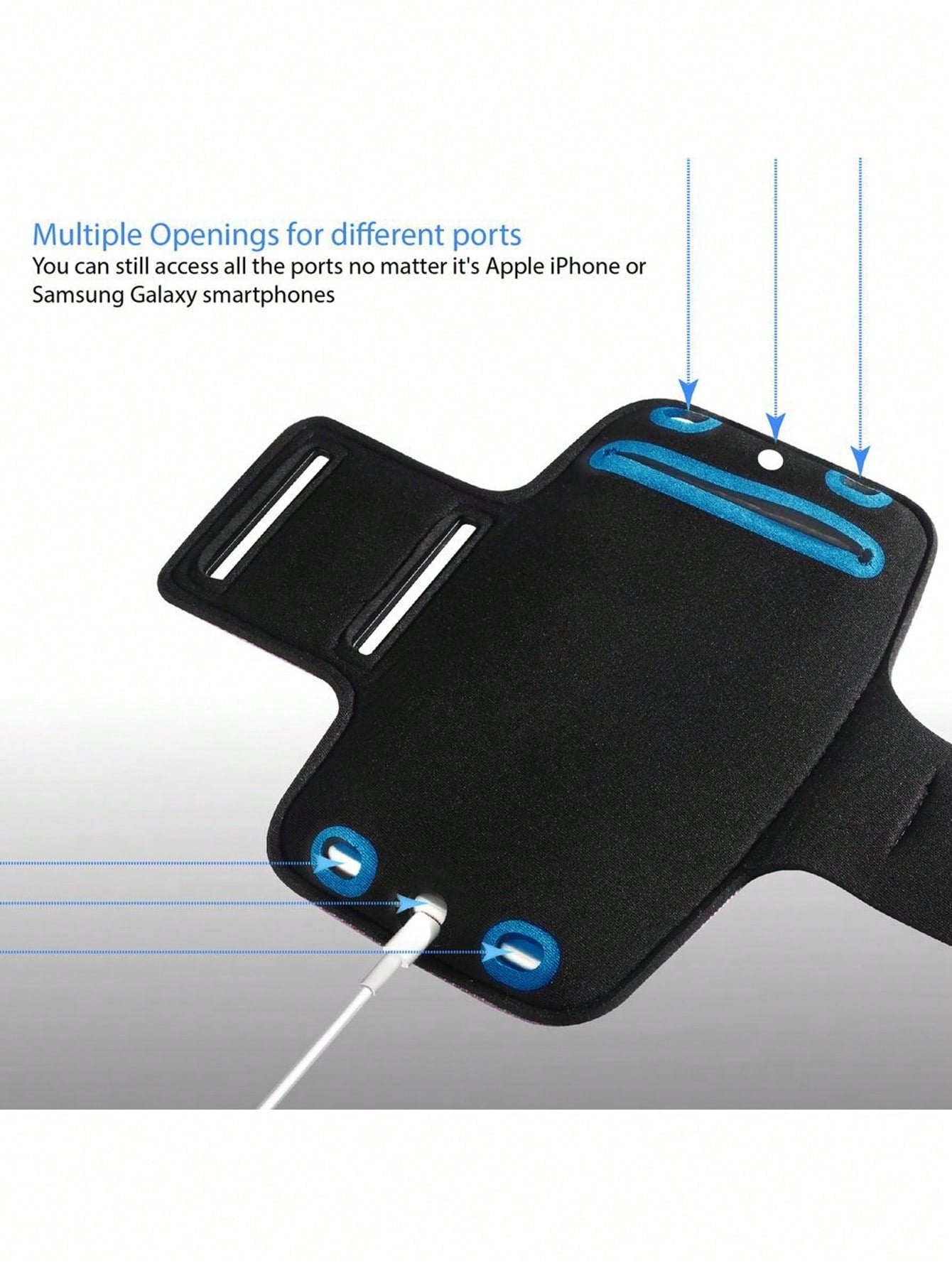 Insten Running Armband Cell Phone Holder for iPhone 13 Mini/12 Mini/SE (3rd 2nd Gen) up to 5.5