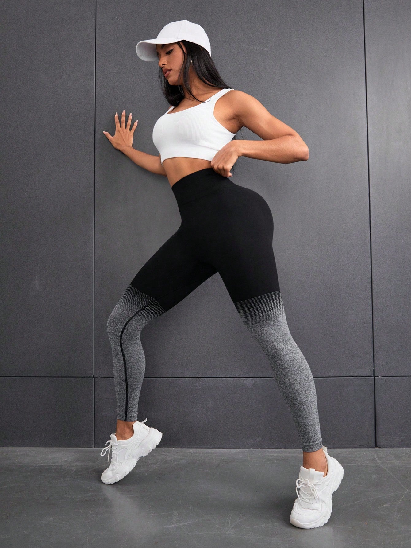 Sport Studio Seamless Sports Leggings/high Waist Tummy Control