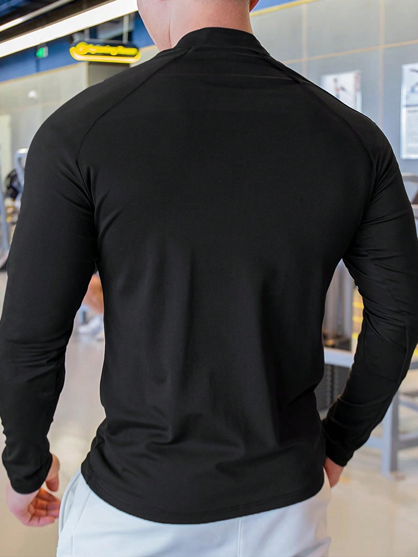 Manfinity Sport Corelite Boyfriend Style Men's Stand Collar Sport Jacket Workout Tops