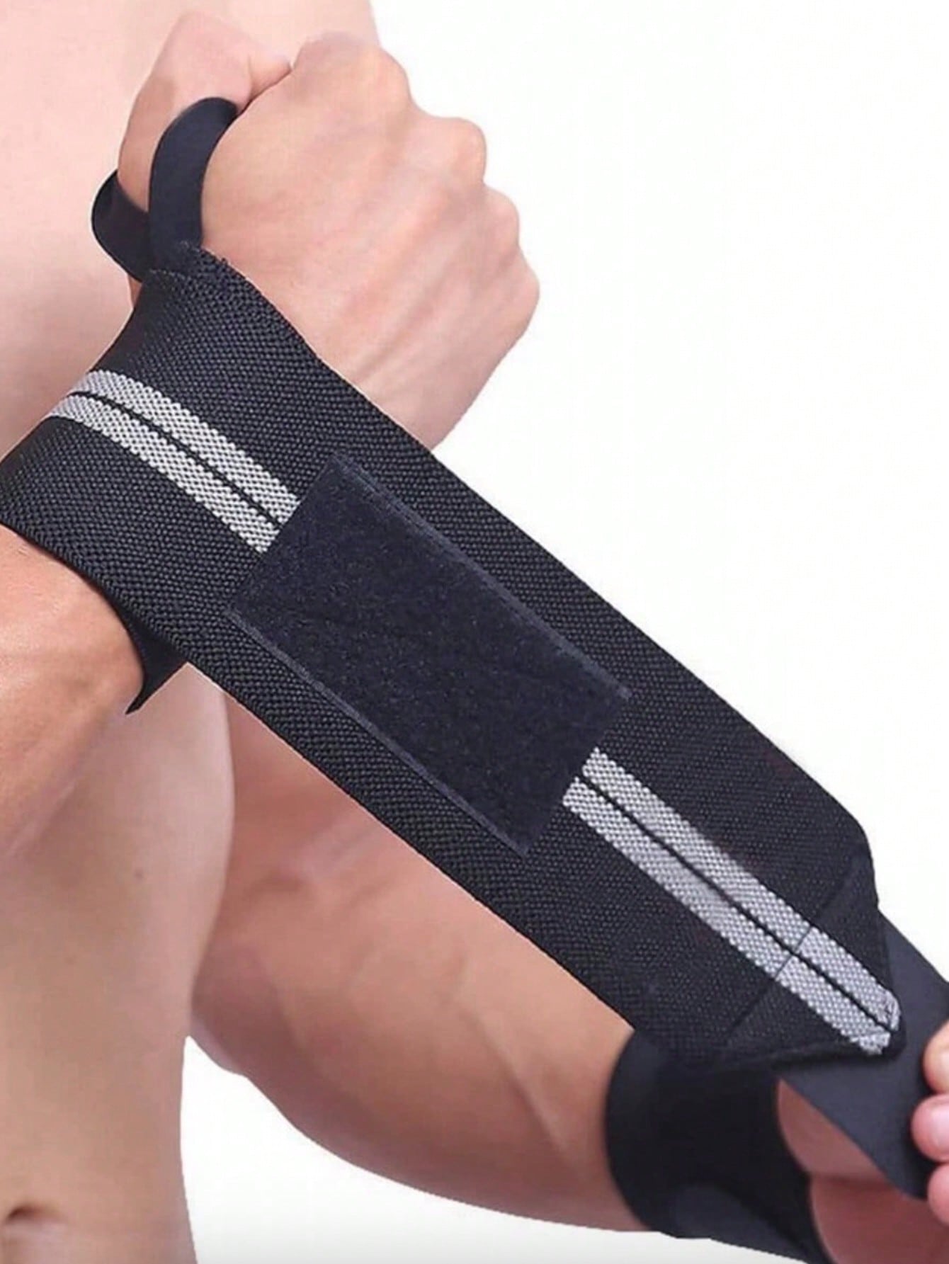 2 pcs Elastic Wrist Wraps, Wrist Support Brace, Wrist Wraps Guard Wrist Band For Gym Weightlifting, Fitness Protection, Barbell Strap