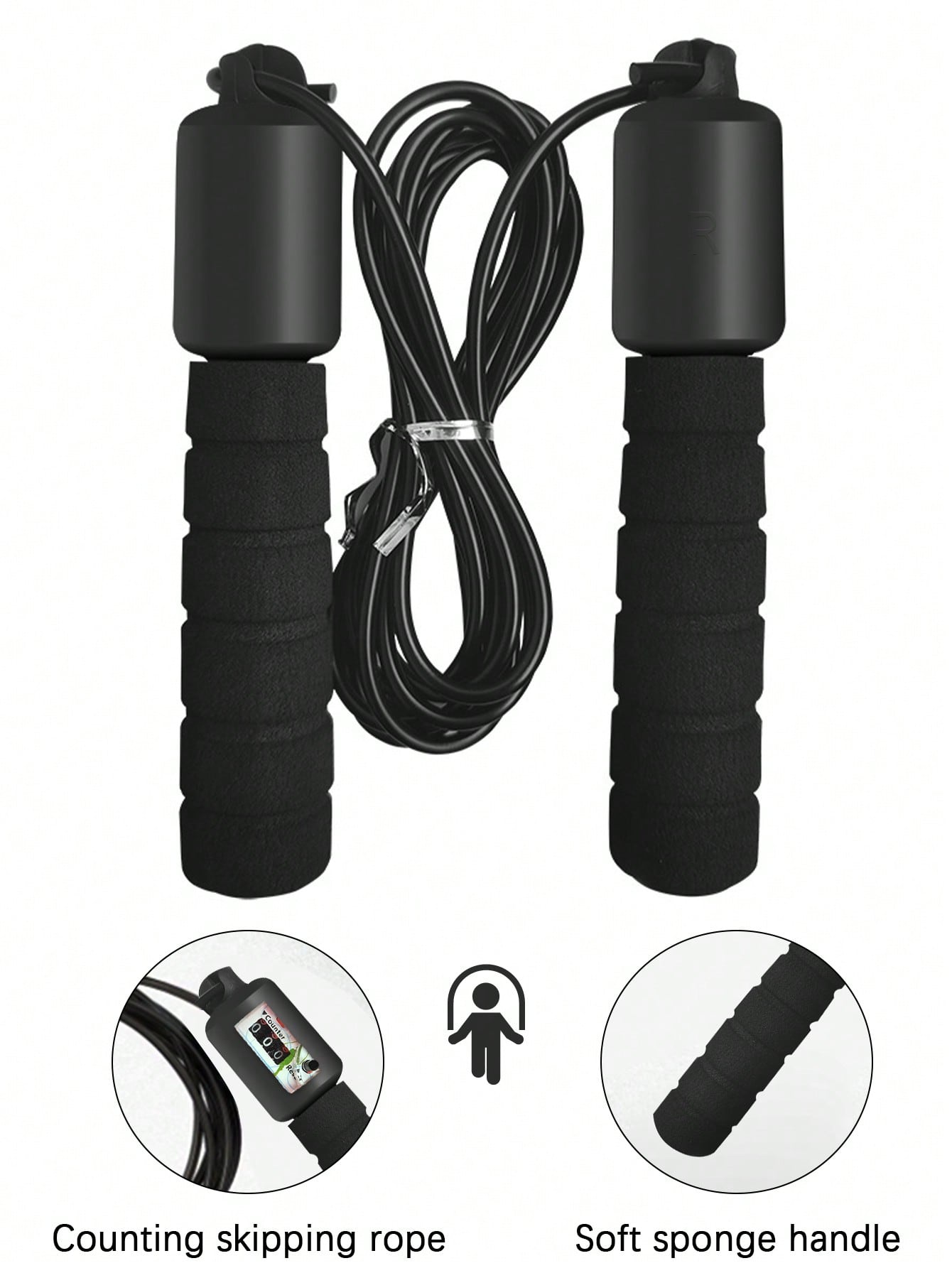 1pc Professional Counting Jump Rope For Fitness