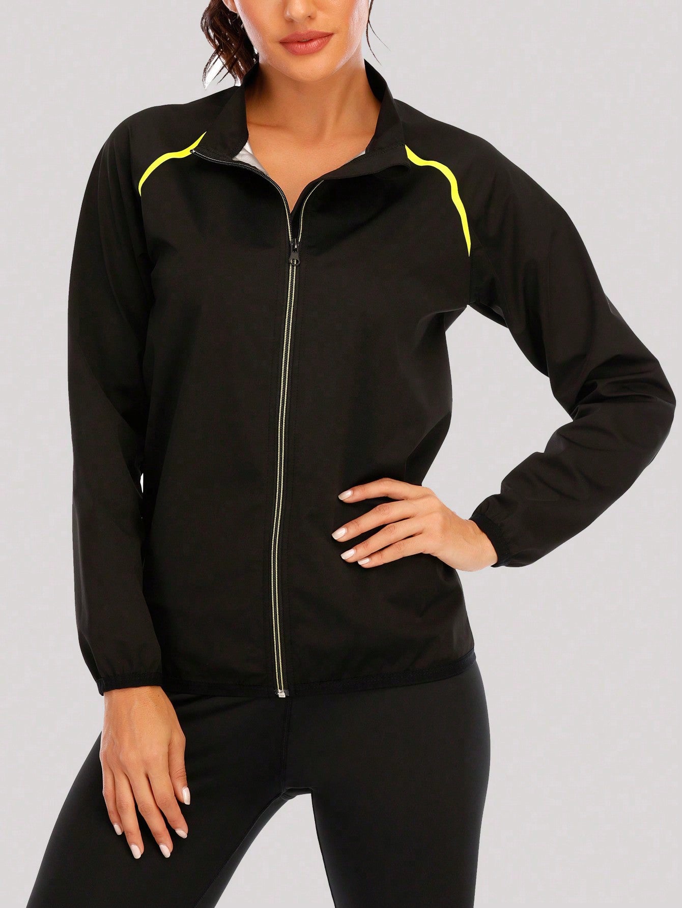 Sauna Suit for Women Weight Loss Sauna Jacket Workout Fitness Sweat Suits for Women