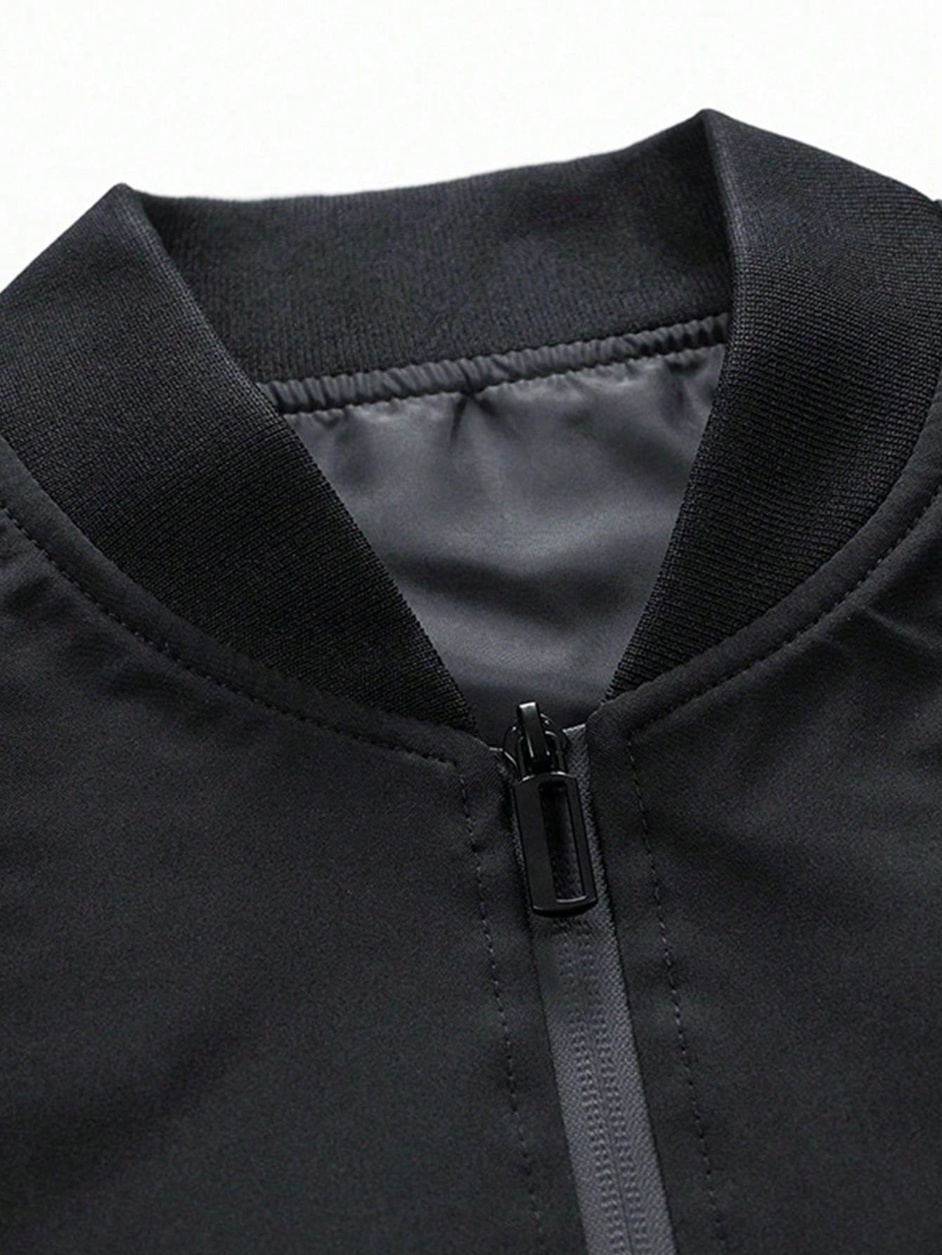 Men's Casual Windproof And Waterproof Baseball Collar Jacket