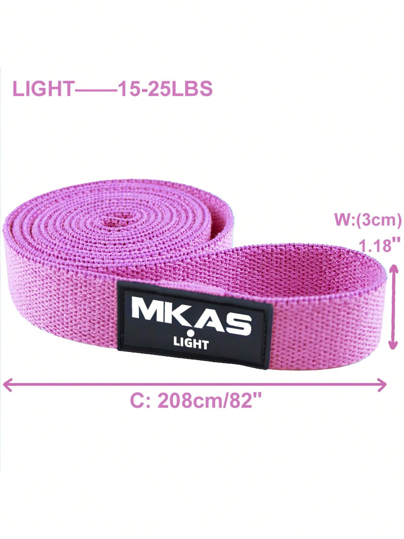 MKAS MKAS 1 PC Pink Long Fabric Full Body Resistance Bands Exercise Bands Resistance For Women And Men Cloth Loop Resistance Bands Heavy Duty Stretch Fitness Bands Pull Up Assistance Resistance Bands