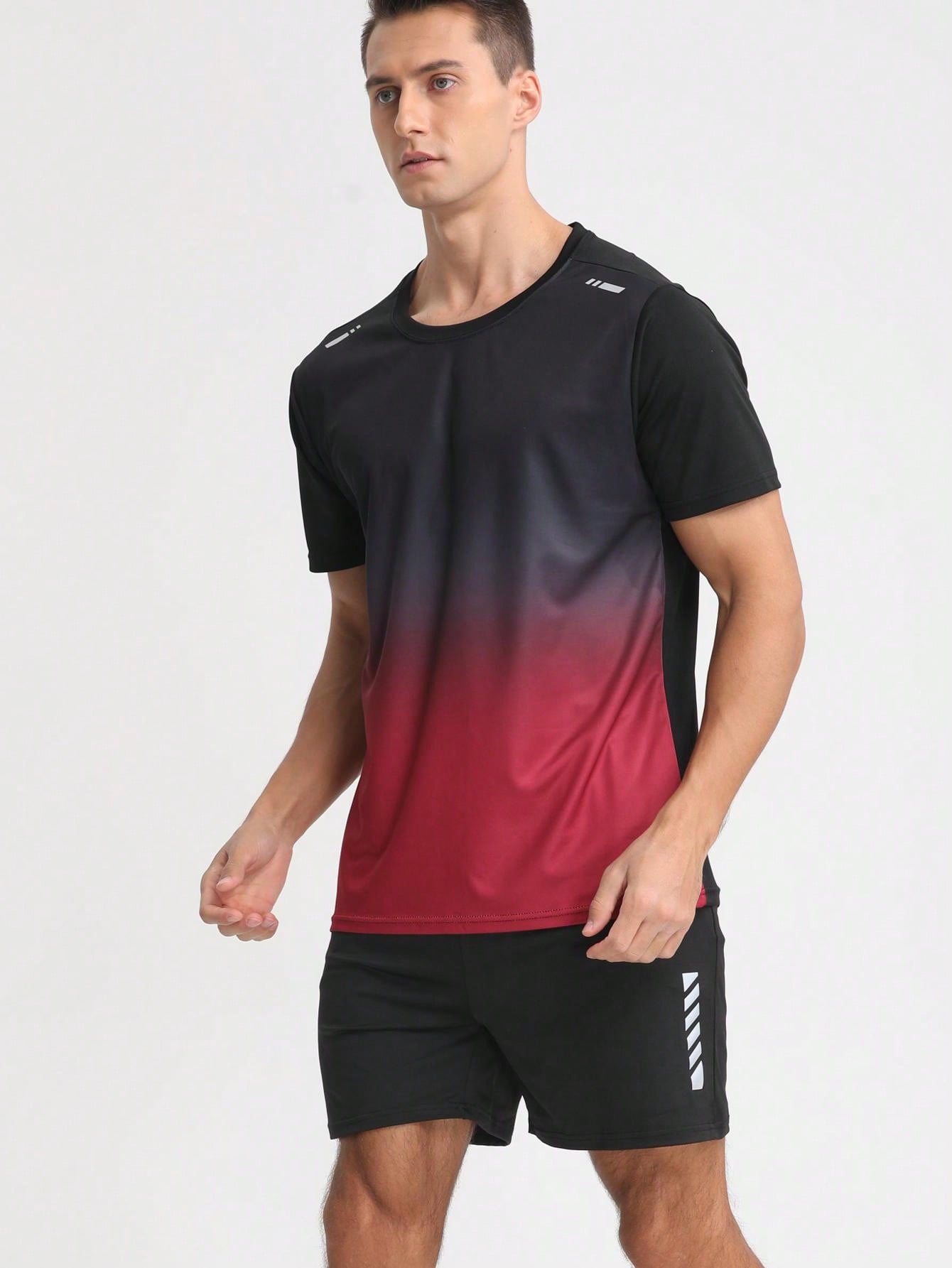 Boyfriend Style Men Quick-Dry Short Sleeve Sports T-Shirt Loose Fitness Running Basketball Training Clothes For Summer