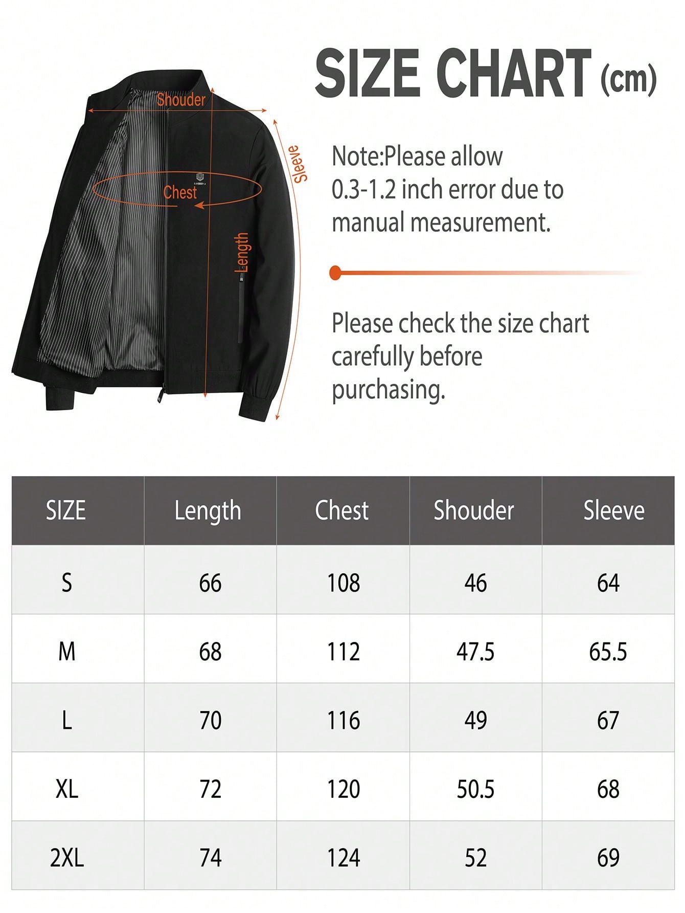 Alpha Camp Boyfriend Style Men Casual Sports Jacket Spring/Fall Windproof Water-Resistant Outerwear Outdoor Fashionable Minimalist Male Clothing