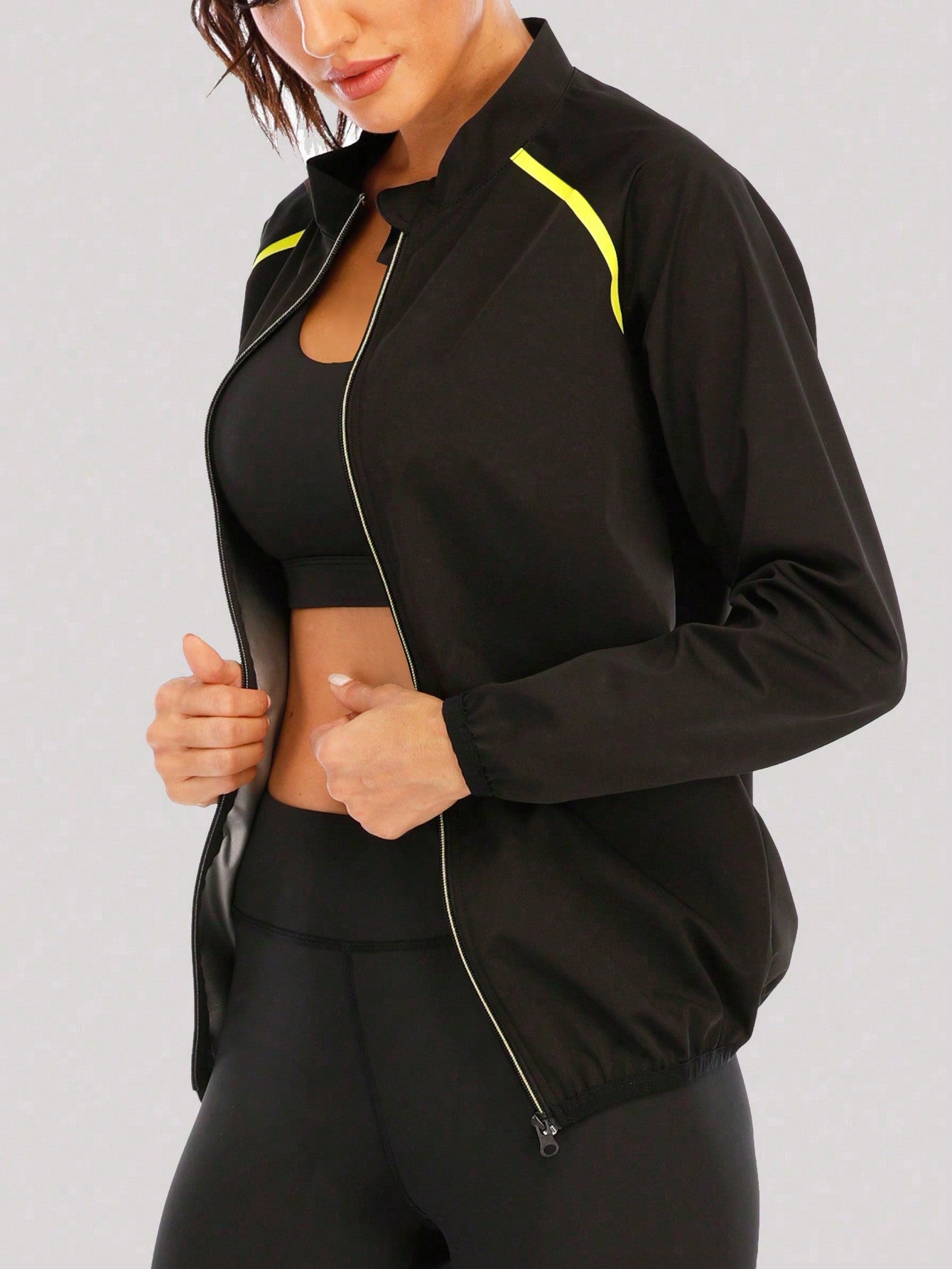 Sauna Suit for Women Weight Loss Sauna Jacket Workout Fitness Sweat Suits for Women