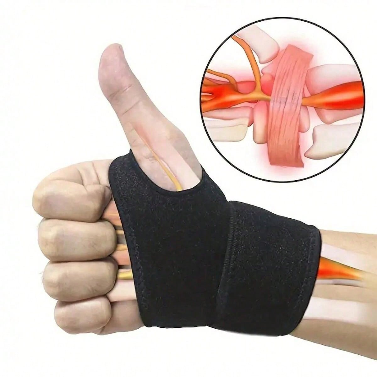 1pc Adjustable Wrist Brace For Carpal Tunnel, Weightlifting, Sports