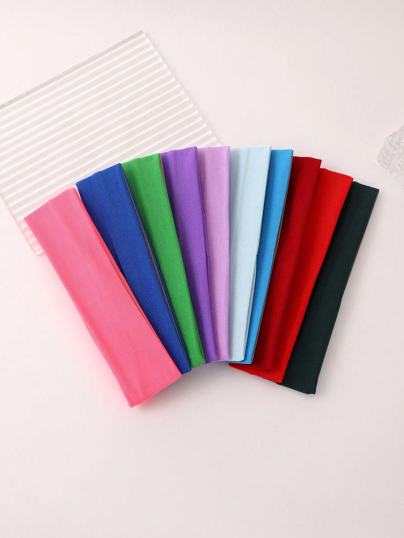 20pcs Women's Stretchy Headbands, Soft Elastic Head Wraps For Short Long Hair, Suitable For Yoga, Running, Fitness,Gym